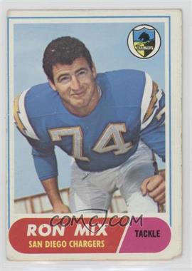 1968 Topps - [Base] #89 - Ron Mix [Good to VG‑EX]