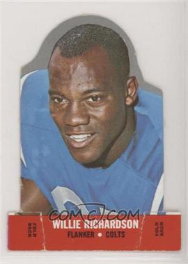 1968 Topps - Stand-Ups #_WIRI - Willie Richardson [Poor to Fair]