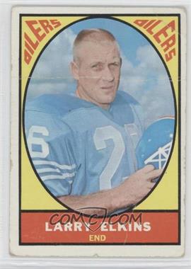 1969 Milton Bradley Win-A-Card Game - 1967 Topps Football #49 - Larry Elkins [COMC RCR Poor]