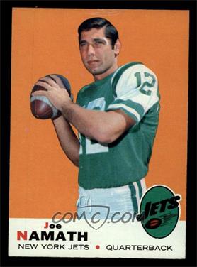 1969 Topps - [Base] #100 - Joe Namath [VG EX]