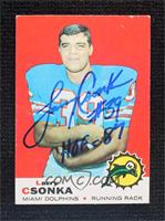 Larry Csonka [JSA Certified COA Sticker]