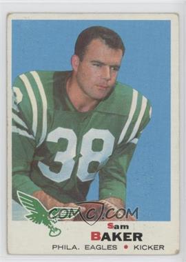 1969 Topps - [Base] #154 - Sam Baker [Good to VG‑EX]