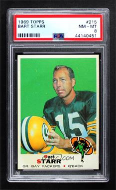 1969 Topps - [Base] #215 - Bart Starr [PSA 8 NM‑MT]