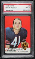 Brian Piccolo (Name Spelled Bryon on Front; Bryan on Back) [PSA 7 NM]