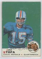 John Stofa (Wearing Miami Dolphins Helmet and Jersey) [Poor to Fair]