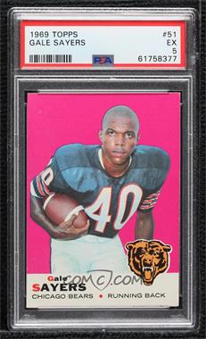 1969 Topps - [Base] #51 - Gale Sayers [PSA 5 EX]