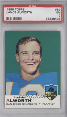 1969 Topps - [Base] #69 - Lance Alworth [PSA 7 NM]