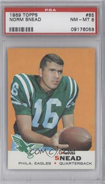 1969 Topps - [Base] #85 - Norm Snead [PSA 8 NM‑MT]