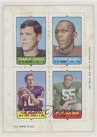 Charlie Durkee, Clifton McNeil, Fran Tarkenton, Maxie Baughan [Poor to&nbs…