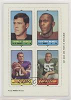 Charlie Durkee, Clifton McNeil, Fran Tarkenton, Maxie Baughan [Good to&nbs…