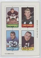 Gene Hickerson, Donny Anderson, Mike Lucci, Dick Butkus