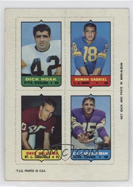 1969 Topps - Mini-Cards (4-in-1) #_HGWS - Dick Hoak, Roman Gabriel, Dave Williams, Ed Sharockman [Good to VG‑EX]