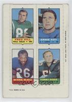 Fred Hill, Ernie Koy, Bennie McRae, Tommy Nobis [Good to VG‑EX]