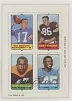 Don Meredith, Gary Collins, Marv Woodson, Homer Jones [Good to VGR…