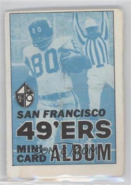 1969 Topps Mini-Cards Stamp Albums - [Base] - Full Team Stamp Set Inside Album #15 - San Francisco 49ers Team [Good to VG‑EX]