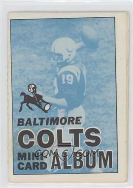 1969 Topps Mini-Cards Stamp Albums - [Base] #2 - Baltimore Colts Team [Good to VG‑EX]