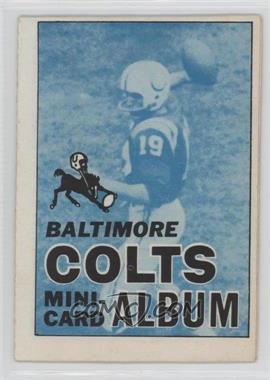 1969 Topps Mini-Cards Stamp Albums - [Base] #2 - Baltimore Colts Team [Good to VG‑EX]