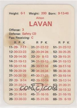 1970 APBA Football 1969 Season - [Base] #_ALLA - Al Lavan [Good to VG‑EX]