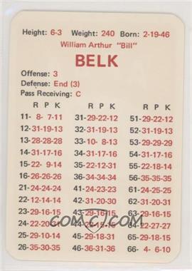1970 APBA Football 1969 Season - [Base] #_BIBE - Bill Belk
