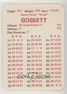 1970 APBA Football 1969 Season - [Base] #_BRGO - Bruce Gossett