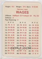 Harmon Wages