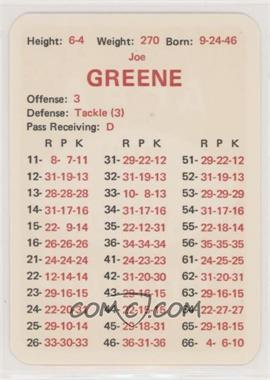 1970 APBA Football 1969 Season - [Base] #_JOGR - Joe Greene