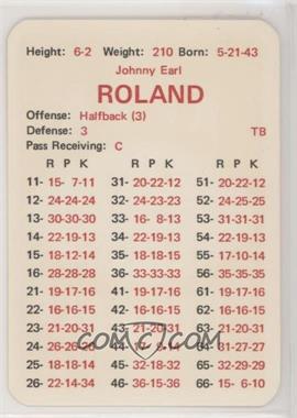 1970 APBA Football 1969 Season - [Base] #_JORO.2 - Johnny Roland