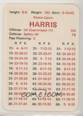 1970 APBA Football 1969 Season - [Base] #_RIHA - Rickie Harris