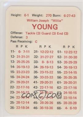 1970 APBA Football 1969 Season - [Base] #_WIYO - Willie Young