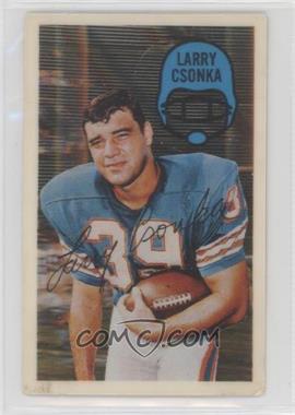 1970 Kellogg's 3-D Super Stars - [Base] #41 - Larry Csonka [Poor to Fair]