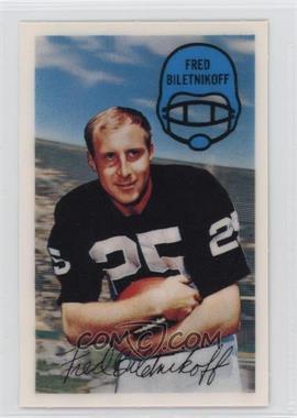 1970 Kellogg's 3-D Super Stars - [Base] #50 - Fred Biletnikoff