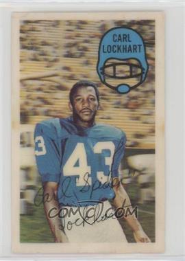 1970 Kellogg's 3-D Super Stars - [Base] #58 - Spider Lockhart (Carl on Card)