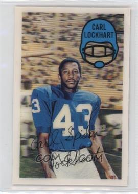 1970 Kellogg's 3-D Super Stars - [Base] #58 - Spider Lockhart (Carl on Card)