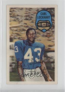 1970 Kellogg's 3-D Super Stars - [Base] #58 - Spider Lockhart (Carl on Card)