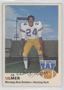 1970 O-Pee-Chee CFL - [Base] #70 - Ed Ulmer