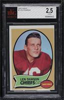 Len Dawson [BVG 2.5 G‑VG]