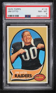 1970 Topps - [Base] #116 - Jim Otto [PSA 8 NM‑MT]