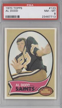 1970 Topps - [Base] #123 - Al Dodd [PSA 8 NM‑MT]