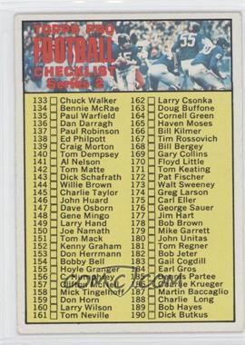 1970 Topps - [Base] #132 - Checklist Series 2