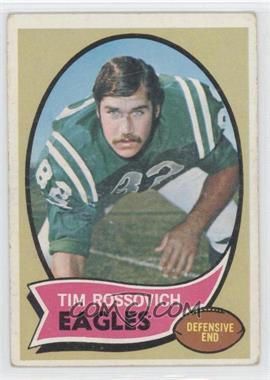 1970 Topps - [Base] #167 - Tim Rossovich