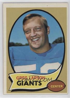 1970 Topps - [Base] #174 - Greg Larson