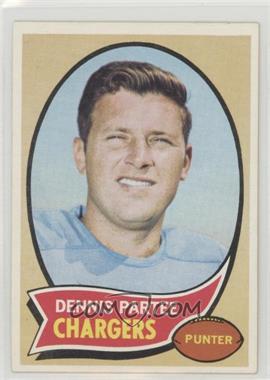 1970 Topps - [Base] #185 - Dennis Partee [Good to VG‑EX]