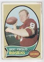 Sonny Jurgensen [Poor to Fair]