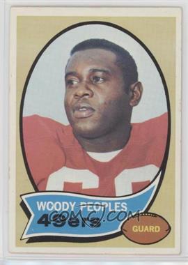 1970 Topps - [Base] #207 - Woody Peoples