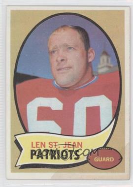 1970 Topps - [Base] #33 - Len St. Jean