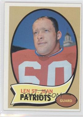 1970 Topps - [Base] #33 - Len St. Jean