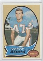 Tom Beier (Wearing a Miami Dolphins Uniform) [Good to VG‑EX]