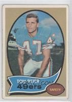 Tom Beier (Wearing a Miami Dolphins Uniform) [Good to VG‑EX]