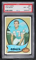 Tom Beier (Wearing a Miami Dolphins Uniform) [PSA 8.5 NM‑MT+]