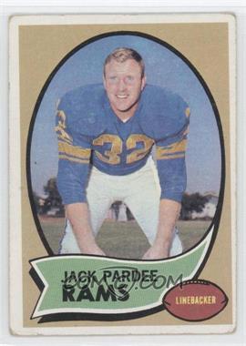 1970 Topps - [Base] #68 - Jack Pardee